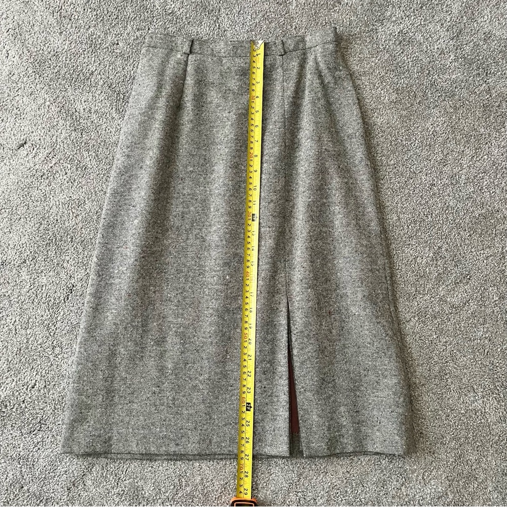 Vintage Gray Midi Skirt - Picture 2 of 7